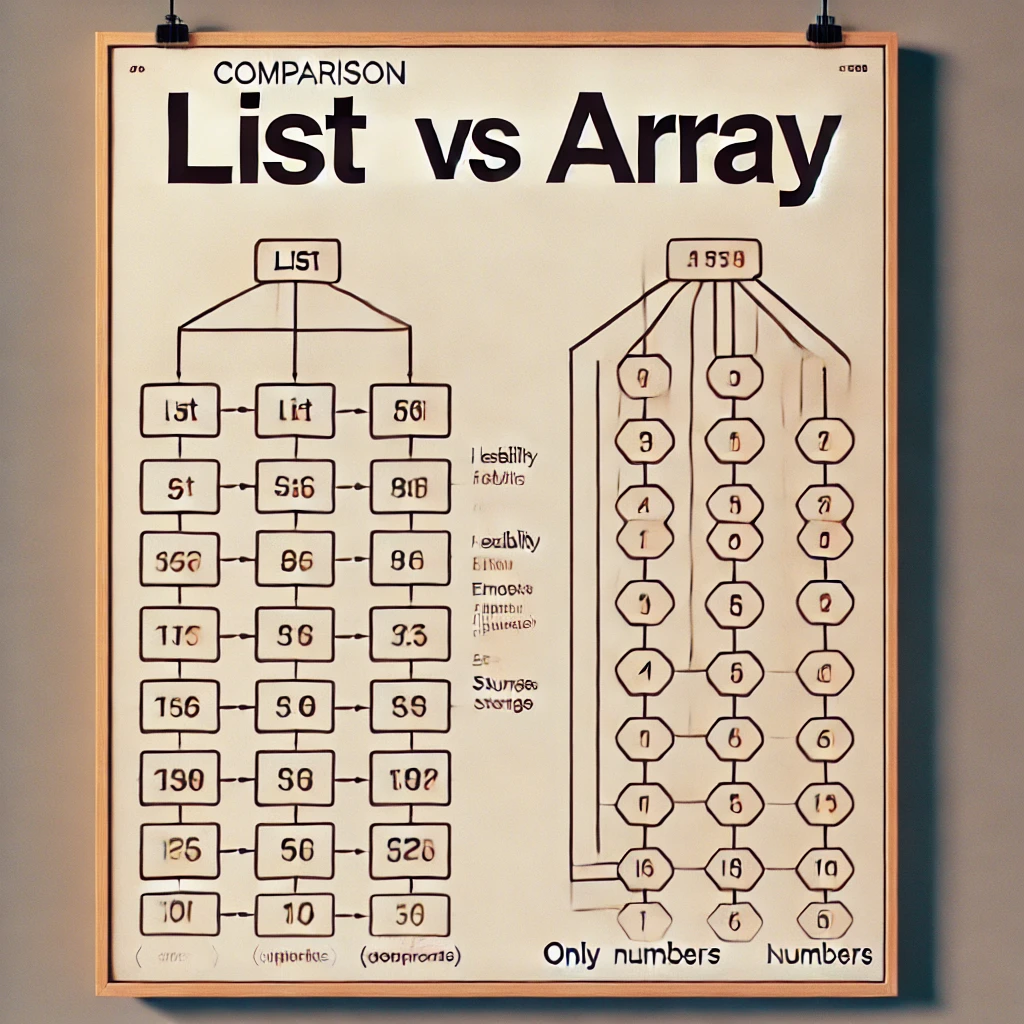 list vs array