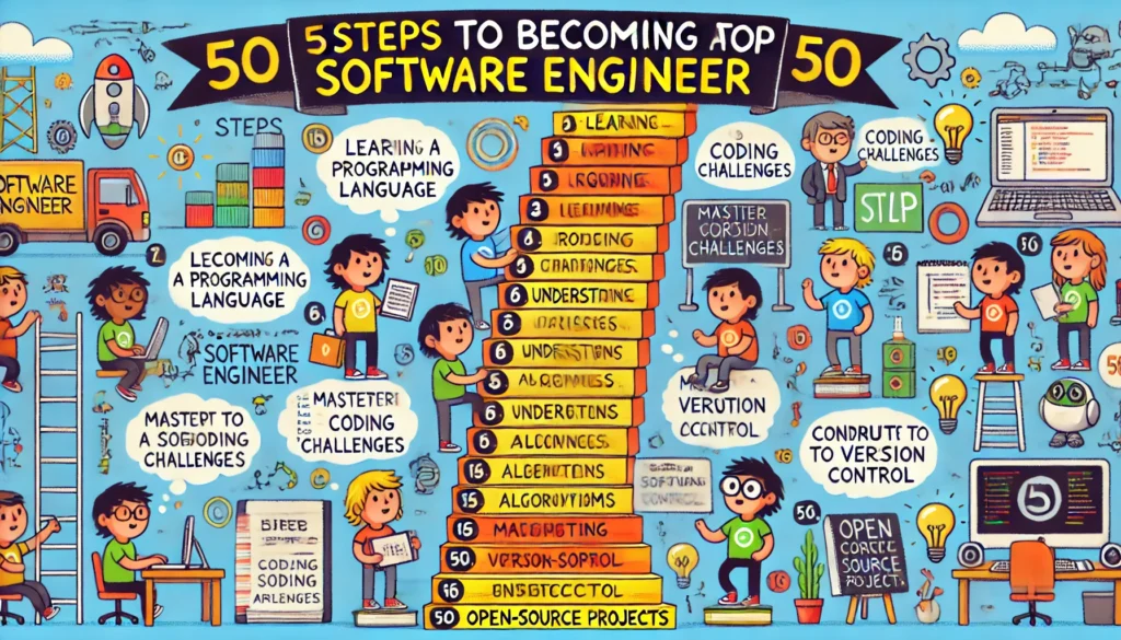 50 Steps to Becoming a Top Software Engineer